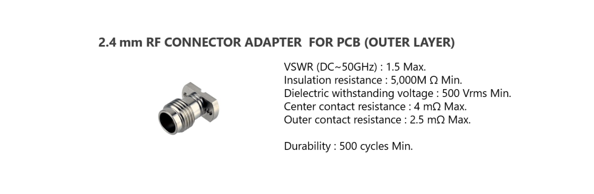 2.4 mm adaptor