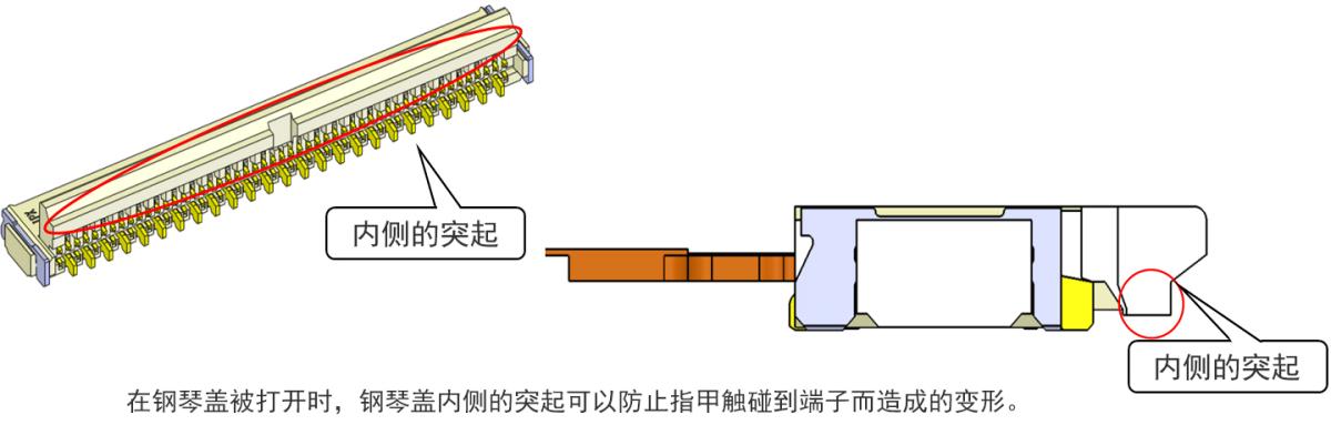 独特的结构，防止端子变形